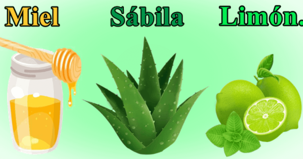 Aloe vera-miel-limón
