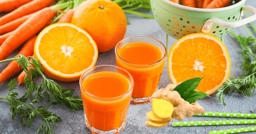 jugo-zanahoria-jengibre-naranja