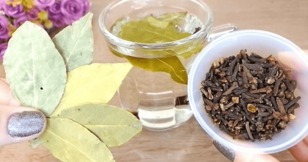 té de laurel y clavo