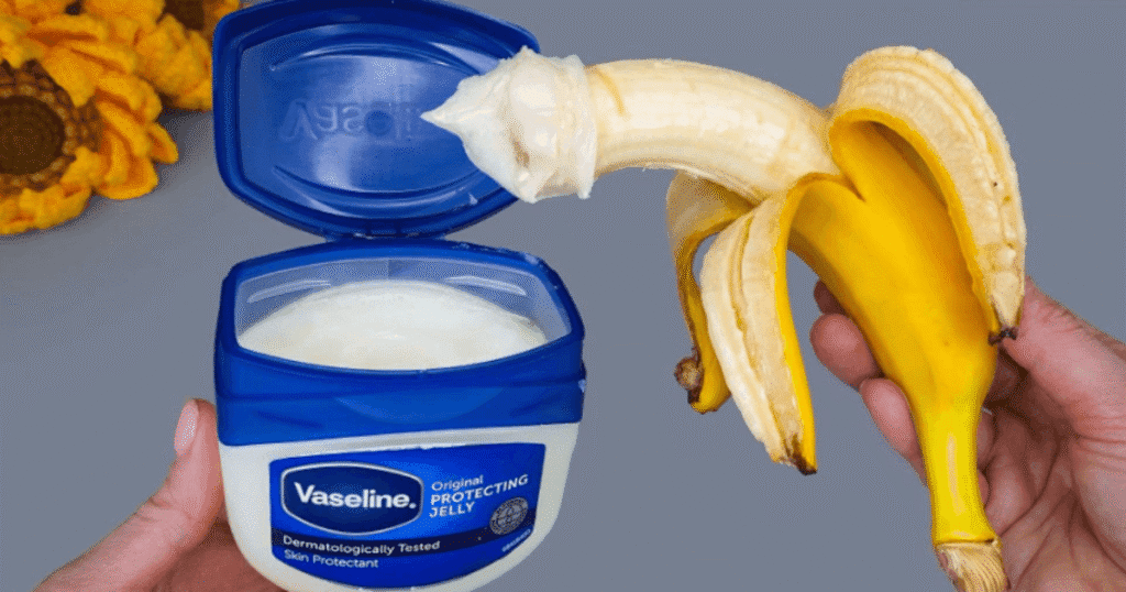 vaselina-plátano-arrugas-manchas