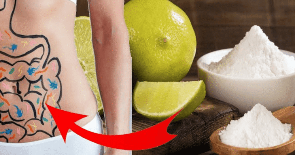 bicarbonato con limón
