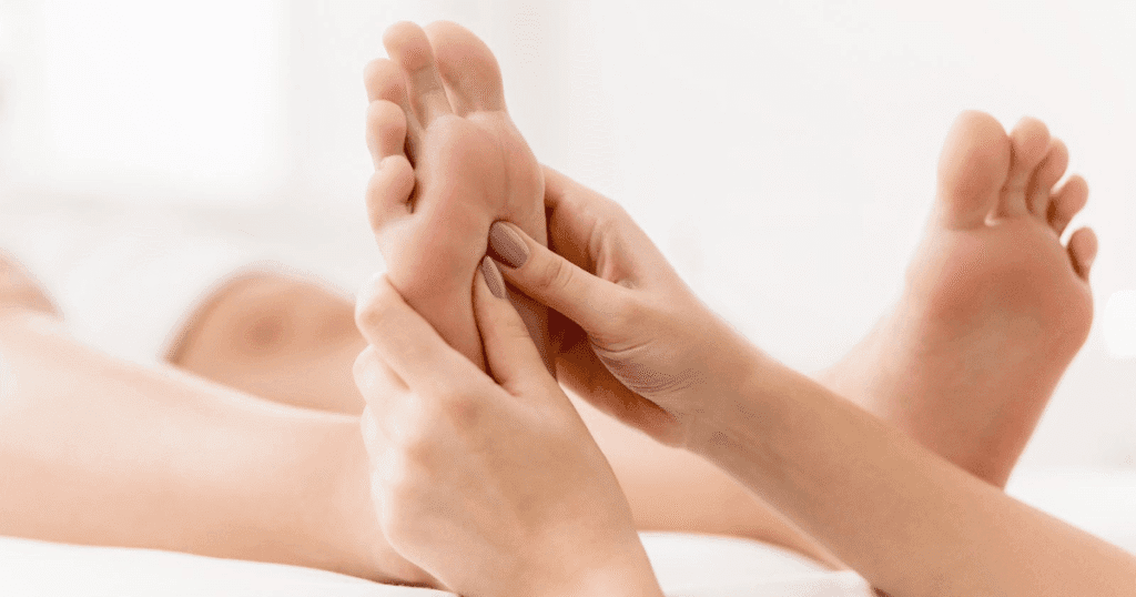 masajear los pies