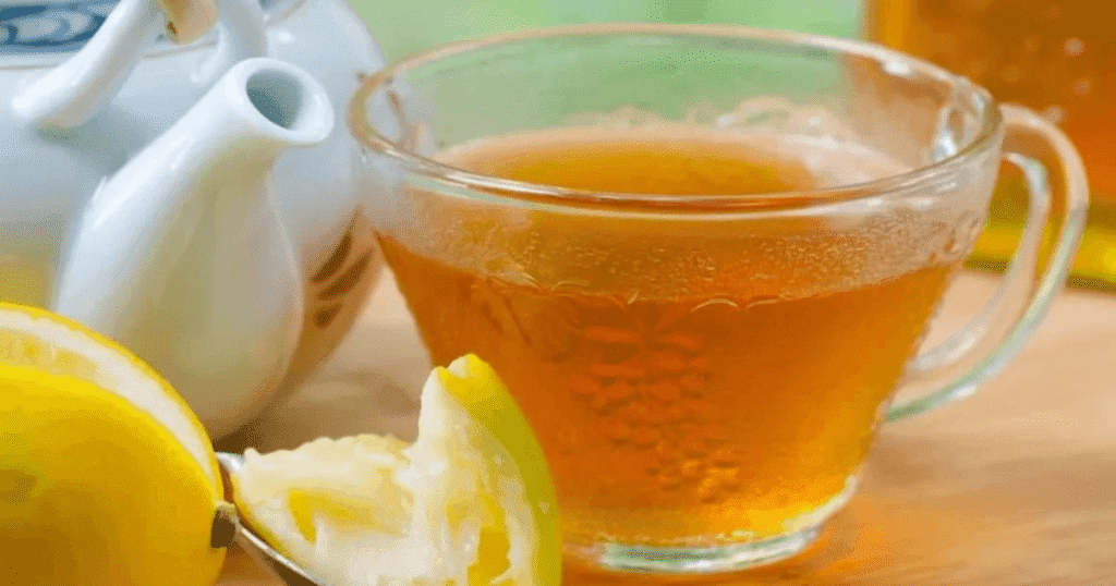 té cáscara de limón