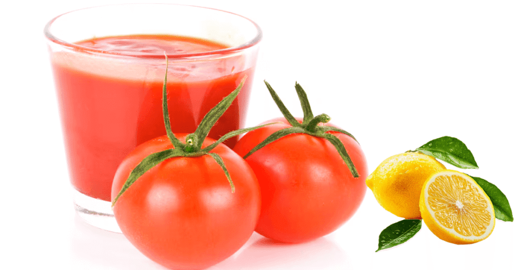 tomate con limón